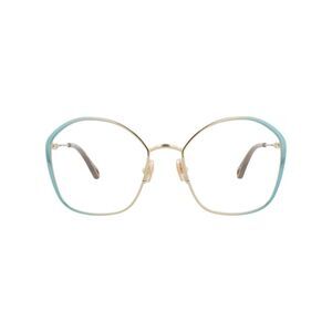 Chloé Round-Frame Metal Optical Frames Blue Womens